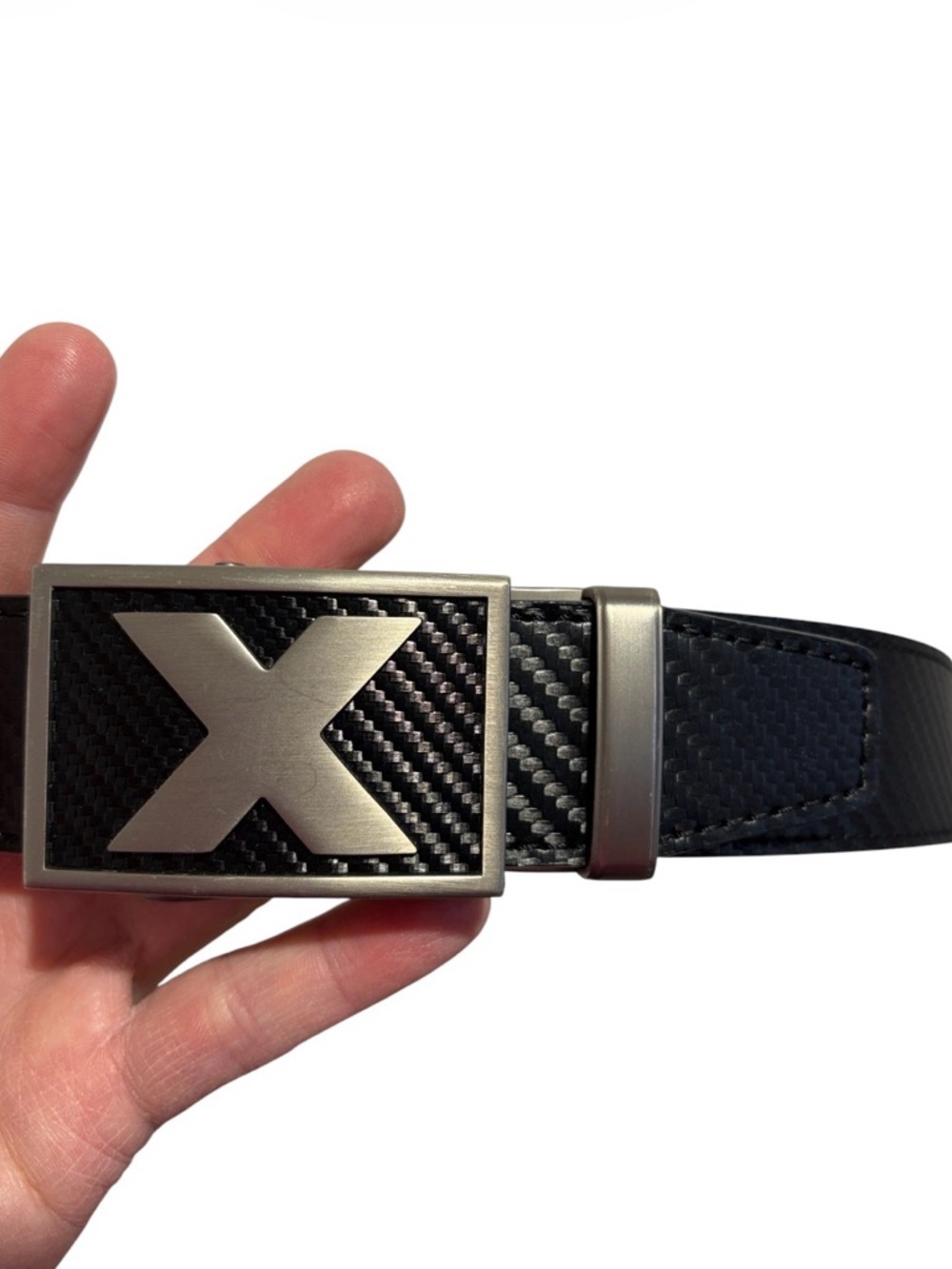 Nexbelt Men's Golf Belt Fast Eddie X-Factor Flip Down Buckle Ratchet for Fit